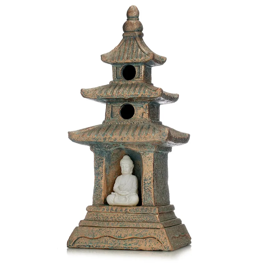 MY GARDEN STORIES SOLAR LED BUDDHA PAGODA