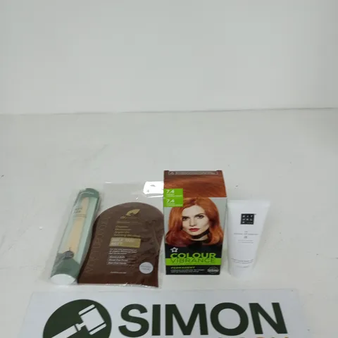 APPROXIMATEY 20 ASSORTED HEALTH AND BEAUTY PRODUCTS TO INCLUDE - LAMARQUE NAIL FILE - COLOUR VIBRANCE HAIR COLOUR AND DR ORGANIC SELF TAN MITT