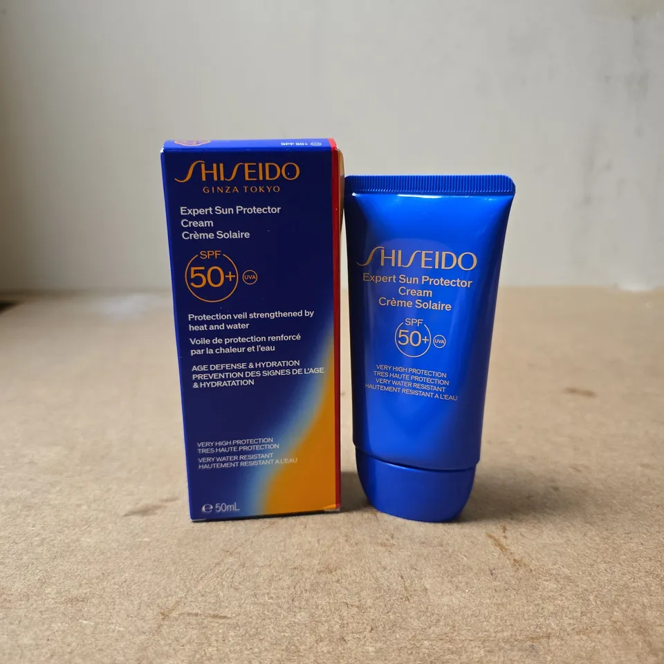 BOXED SHISEIDO EXPERT SUN PROTECTOR CREAM SPF50+ – FACIAL SKIN CARE (50 ML)