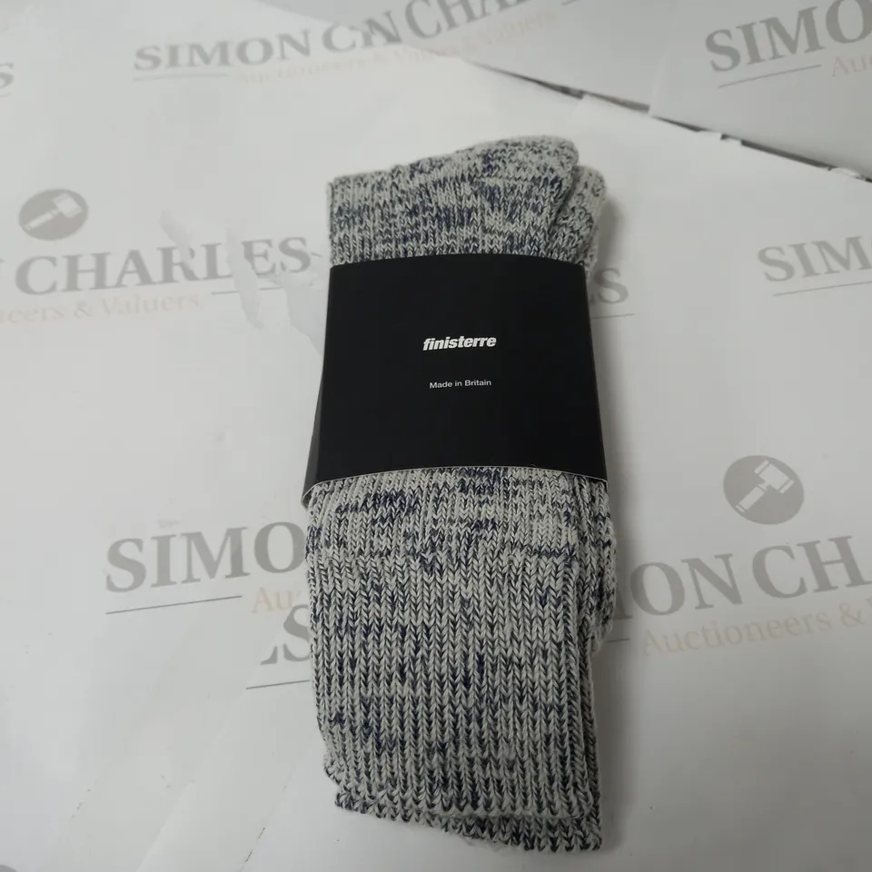 FINISTERRE KELSON SOCK PAIR IN NAVY MARL - 7-9
