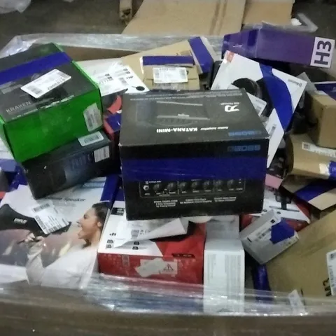 PALLET OF APPROXIMATELY 182 UNPROCESSED RAW RETURN HIGH VALUE ELECTRICAL GOODS TO INCLUDE;