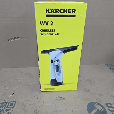 KARCHER WV 2 CORDLESS WINDOW VAC BOXED