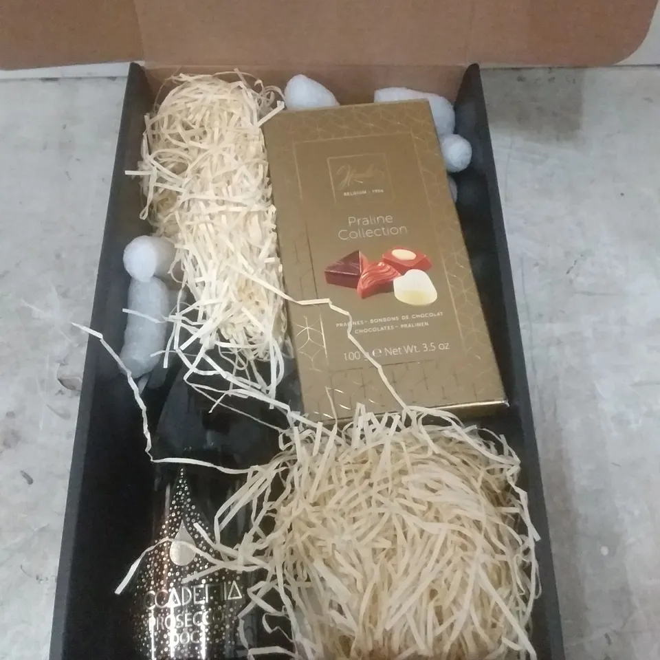 BOXED PROSECCO & CHOCOLATE 
