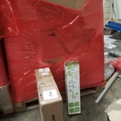 PALLET OF ASSORTED HOUSEHOLD GOODS AND PRODUCTS TO INCLUDE;CEILING LIGHT,BED RAIL 