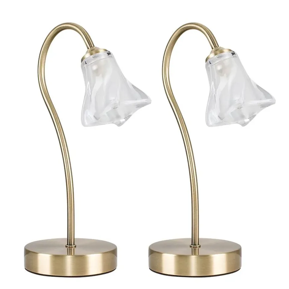 BOXED LINNDALE 31CM TABLE LAMP SET (SET OF 2)