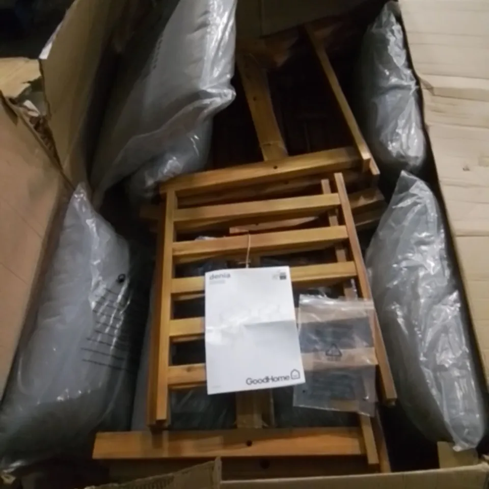 BOXED GOODHOME DENIA OUTDOOR COFFEE TABLE SET