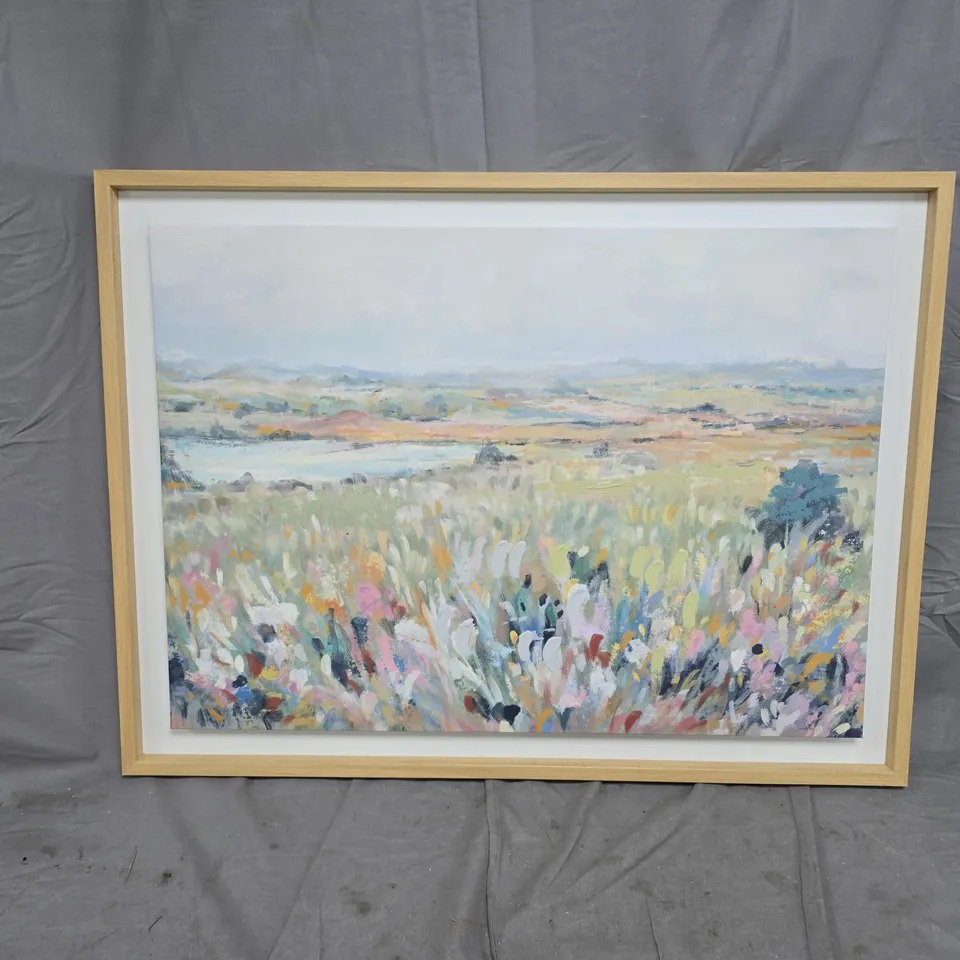 MEADOW FIELD LANDSCAPE CAPPED PRINT CANVAS