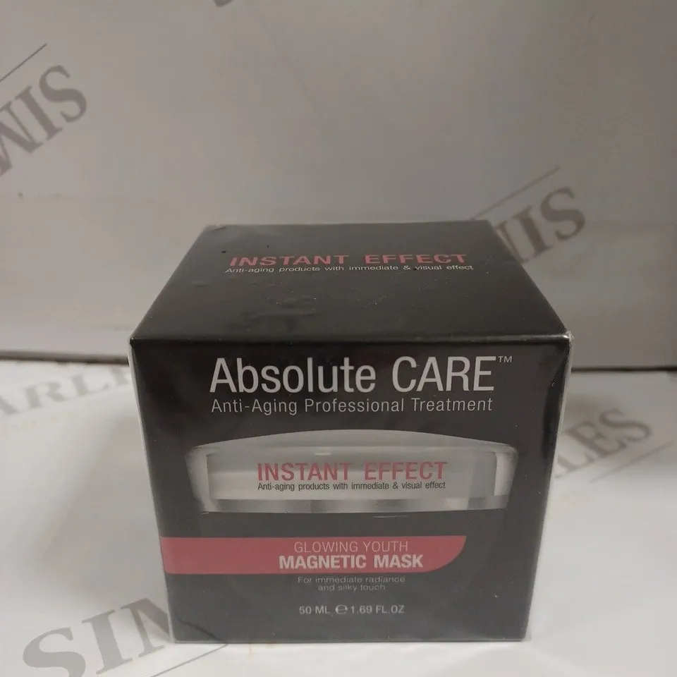 BOXED SEALED ABSOLUTE CARE INSTANT EFFECT GLOWING YOUTH MAGNETIC MASK 