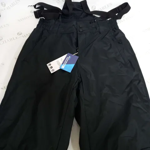MOUNTAIN WAREHOUSE SNOW DUSK II SKI PANTS IN BLACK - MEDIUM
