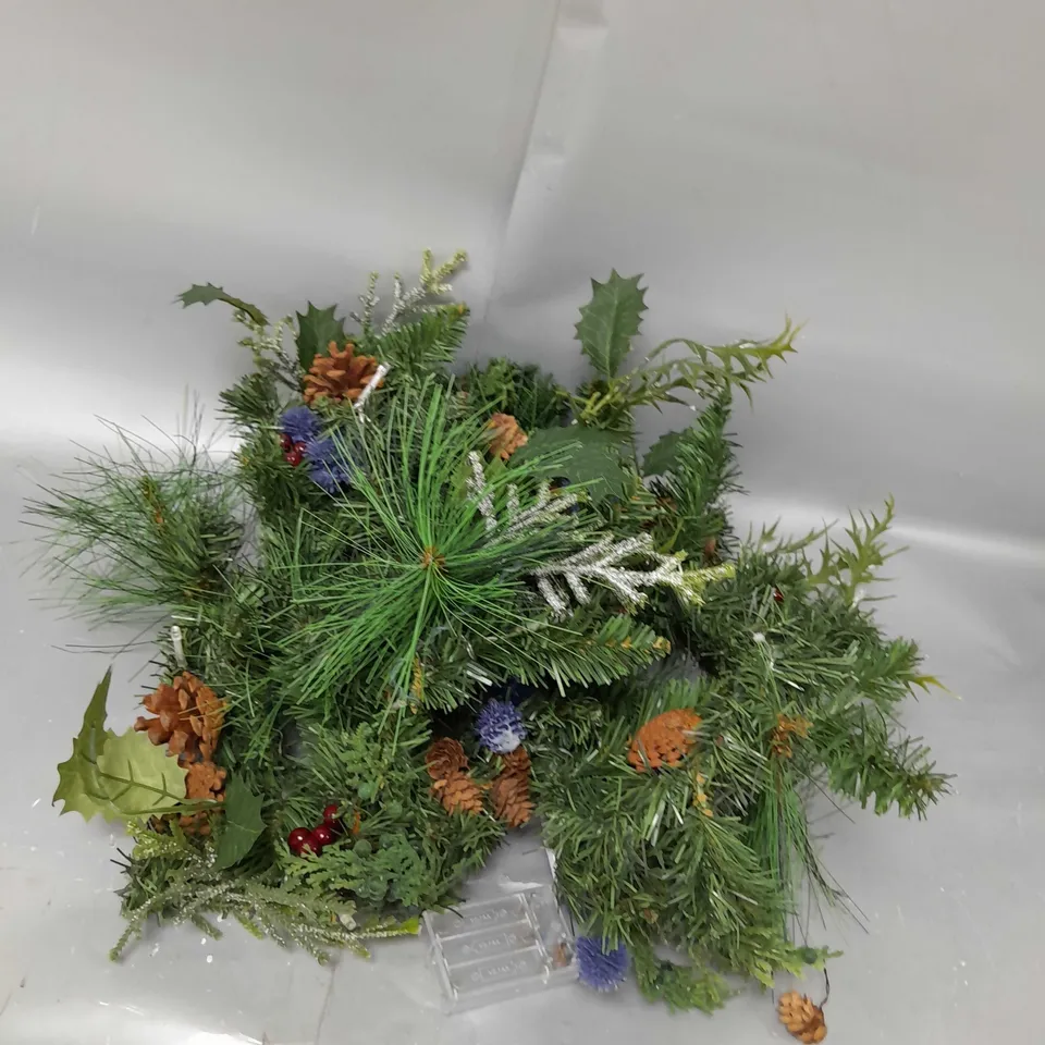 BLUE THISTLE PRE LIT GARLAND RRP £39.99