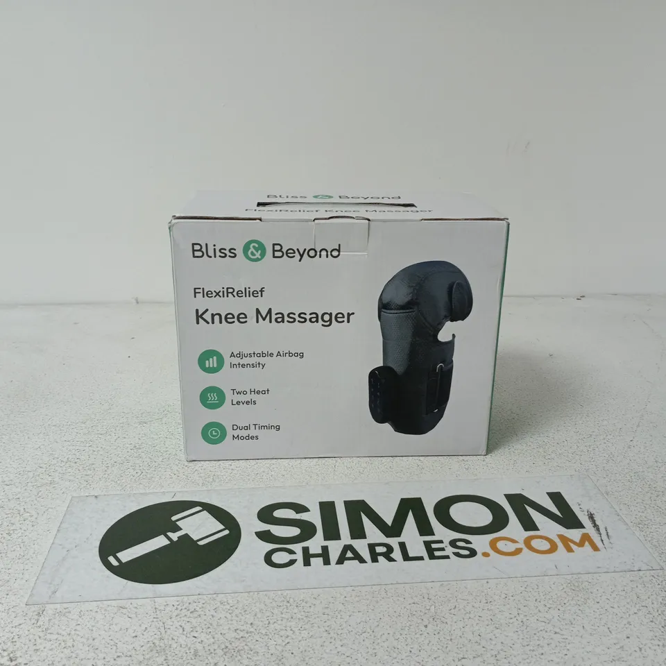 BLISS AND BEYOND FLEXIRELIEF KNEE MASSAGER