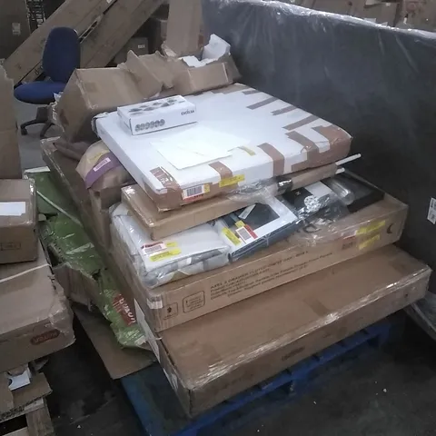 PALLET OF ASSORTED, INCOMPLETE FURNIURE PARTS AND PIECES