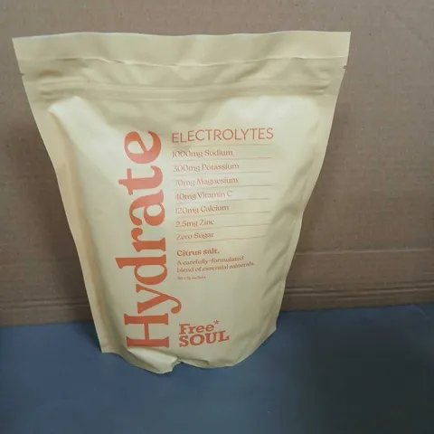 TWO HYDRATE ELECTROLYTE POWDER – CITRUS SALT FLAVOUR (FREE SOUL)