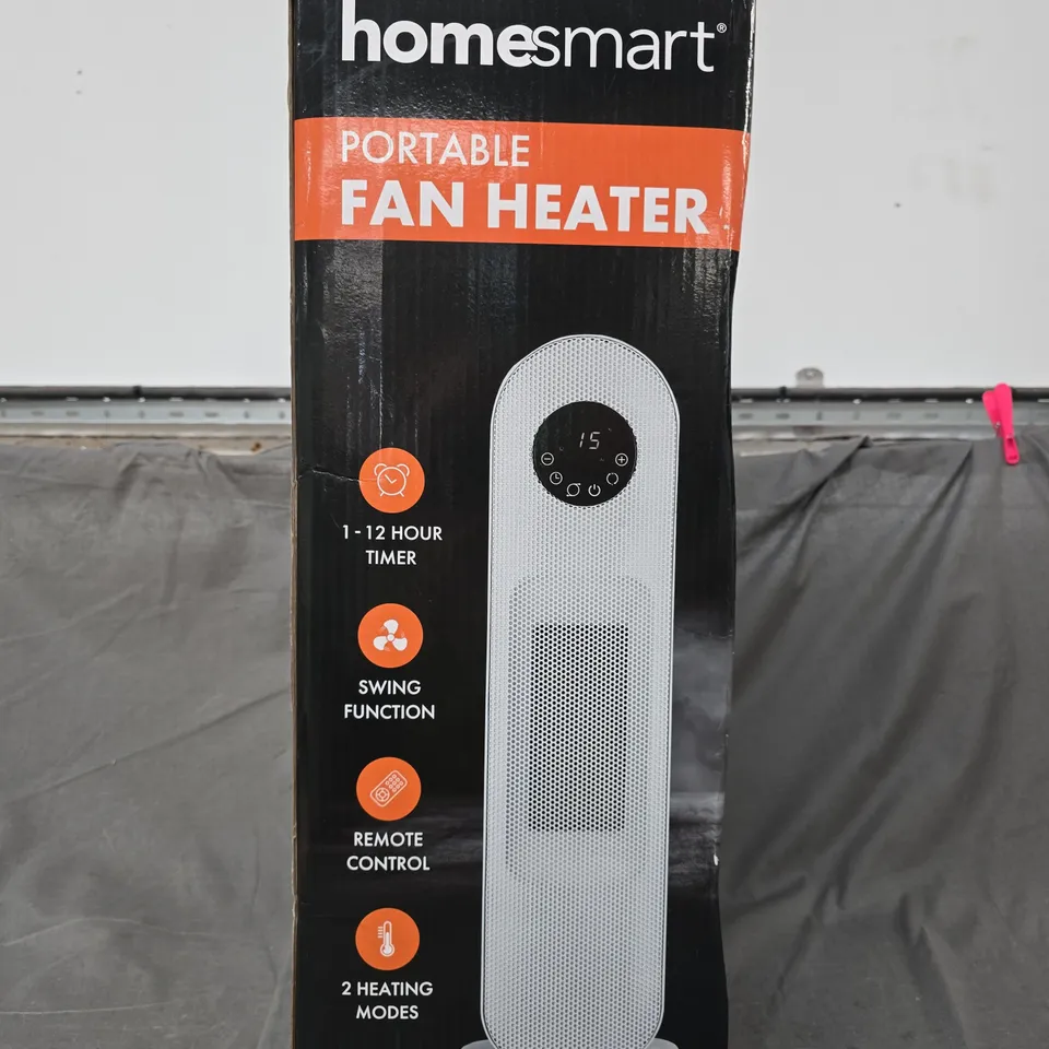 BOXED HOMESMART PORTABLE FAN HEATER