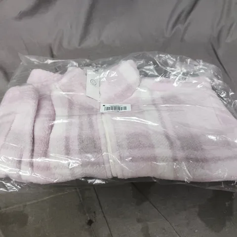 BAGGED GILLY HICKS CHEQUARED FLEECE - XS