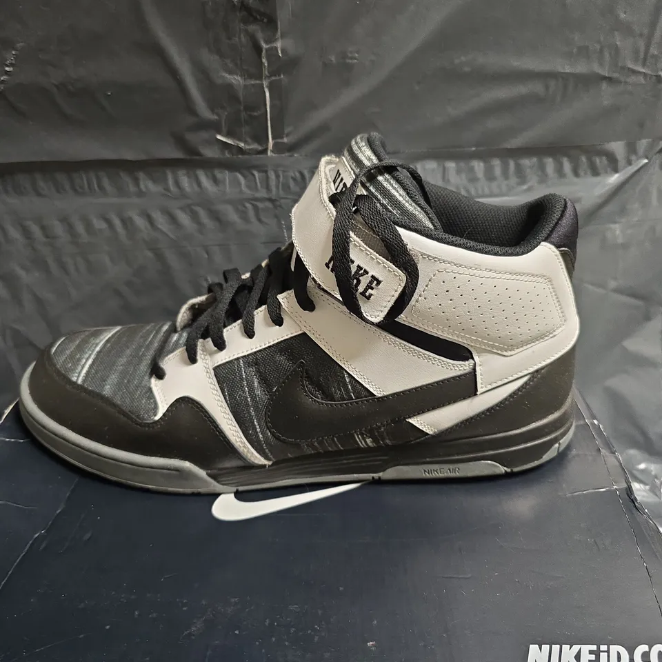 NIKEID HIGH-TOP SNEAKERS – US 14 / UK 13 (EUR 48.5), BLACK/WHITE/GREY