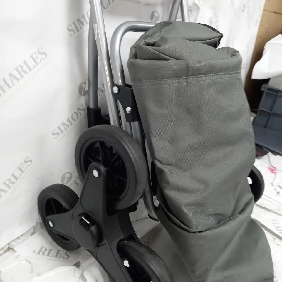 LOCK 'N LOCK INSULATED SHOPPING TROLLEY CART IN GRAY 