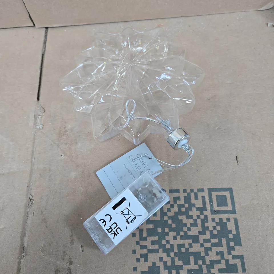 6 CLEAR PLASTIC GISELA GRAHAM LONDON STARS