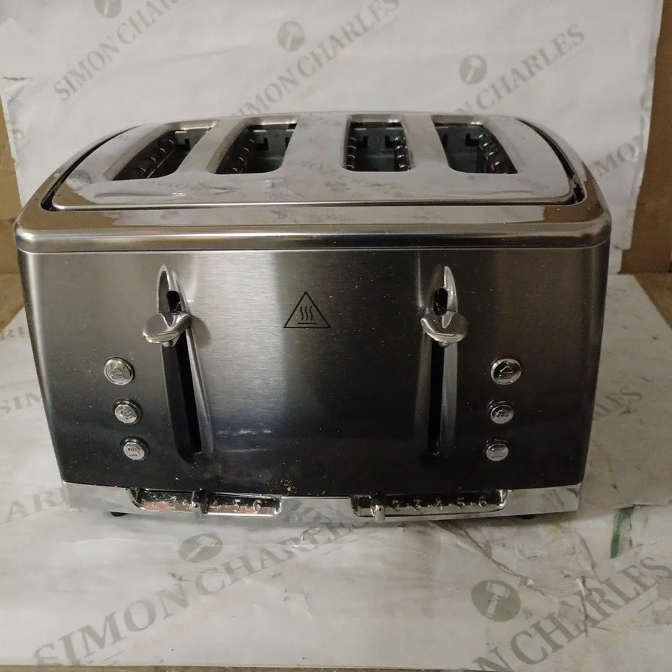 RUSSELL HOBBS 25141 STAINLESS STEEL FOUR SLICE TOASTER