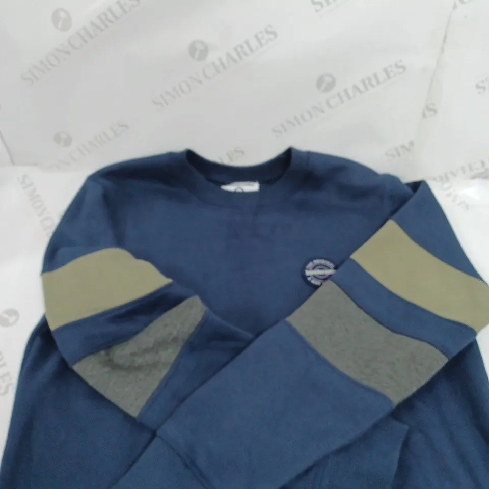 LAMBRETTA LONG SLEEVE SWEATSHIRT IN NAVY - SIZE UNSPECIFIED 