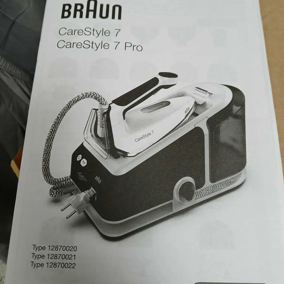 BRAUN CARESTYLE 7 PRO IRONING SYSTEM