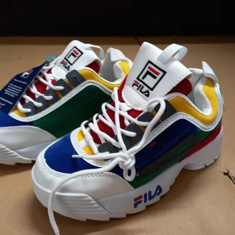 pair of fila chunky trainers in multi - uk 5.5