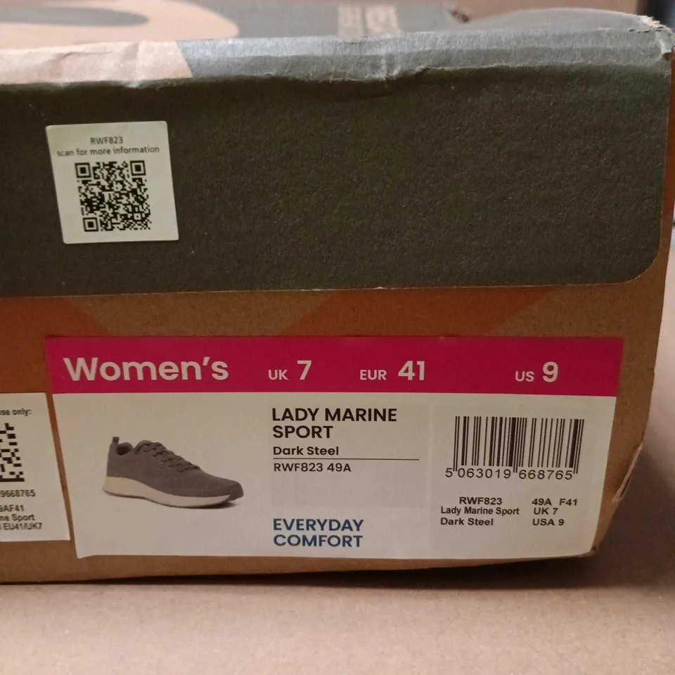 REGATTA LADY MARINE SPORT WOMEN'S SHOES, DARK STEEL, UK 7