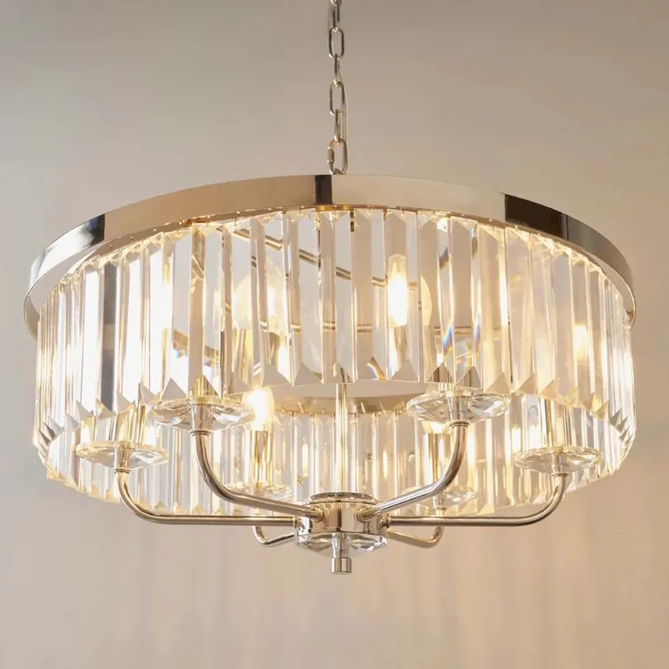 NIAMH 6 LIGHT CRYSTAL CHANDELIER 