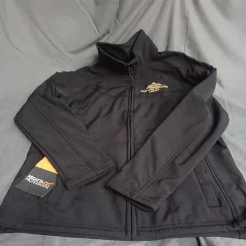 REGATTA PROFESSIONAL UPROAR INSULATED ZIP UP JACKET IN ALL BLACK SIZE M