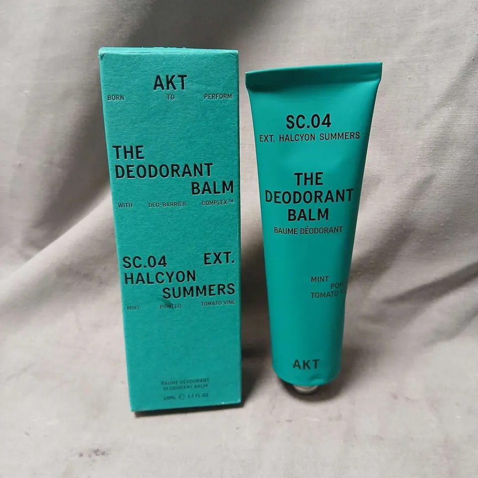 BOXED AKT THE DEODORANT BALM SC.04 EXT. HALCYON SUMMERS – MINT, POMELO & TOMATO VINE (50ML)