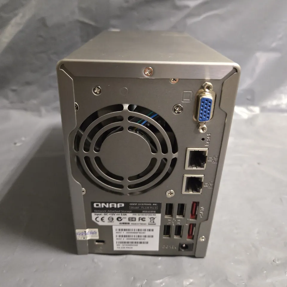 QNAP TS-239 PRO II+ 2 BAY NETWORK ATTACHED STORAGE