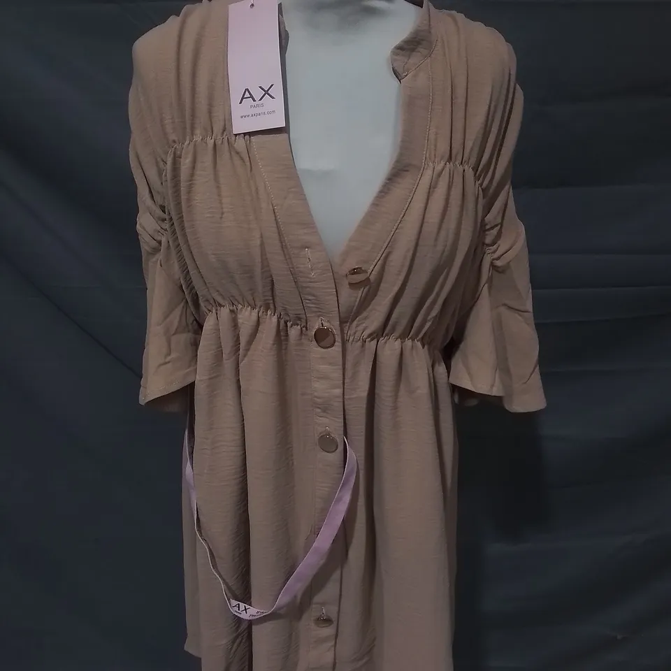 AX PARIS BUTTON DETAIL SHIRT DRESS - 10