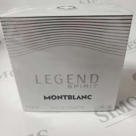 BOXED AND SEALED MONT BLANC LEGEND SPIRIT 50ML