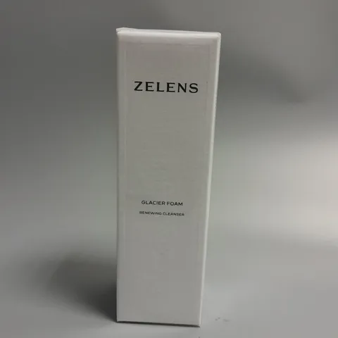 BOXED AND SEALED ZELENS GLACIER FOAM RENEWING CLEANSER 150ML
