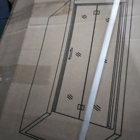 BOXED FRAMLESS BIFOLD DOOR