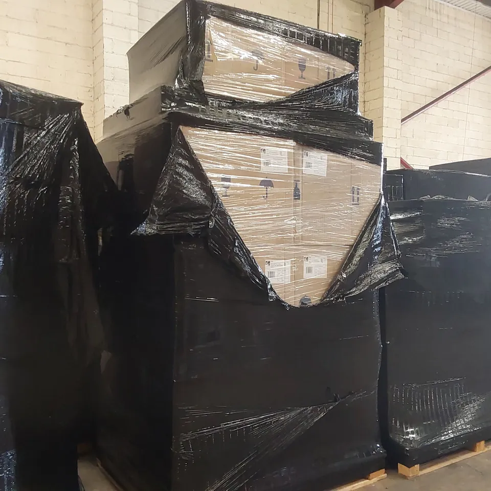PALLET OF ASSORTED BATHROOM FURNITURE PARTS INCLUDING: CALYPSO WALL HUNG VANITY UNIT CARCASSES ECT
