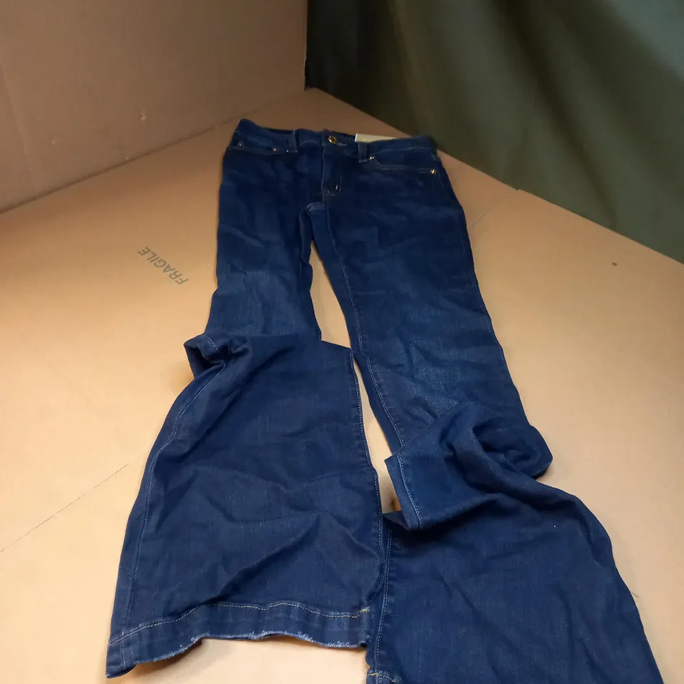 MICHAEL KORS SELMA FLARE HIGHER-RISE JEANS IN BLUE - SIZE 0