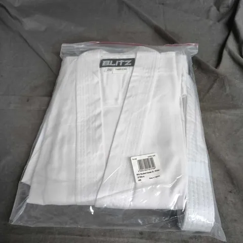 BLITZ KARATE GI - WHITE, 160 CM, 7 OZ (200 G)