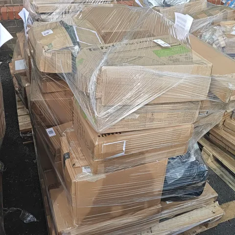 PALLET OF APPROXIMATELY 34 ASSORTED HOUSEHOLD ITEMS TO INCLUDE SHARK AND CURTIS STONE