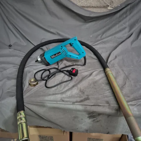 UNBRANDED BLUE ELECTRIC CONCRETE VIBRATOR TOOL WITH HOSE ATTACHMENT