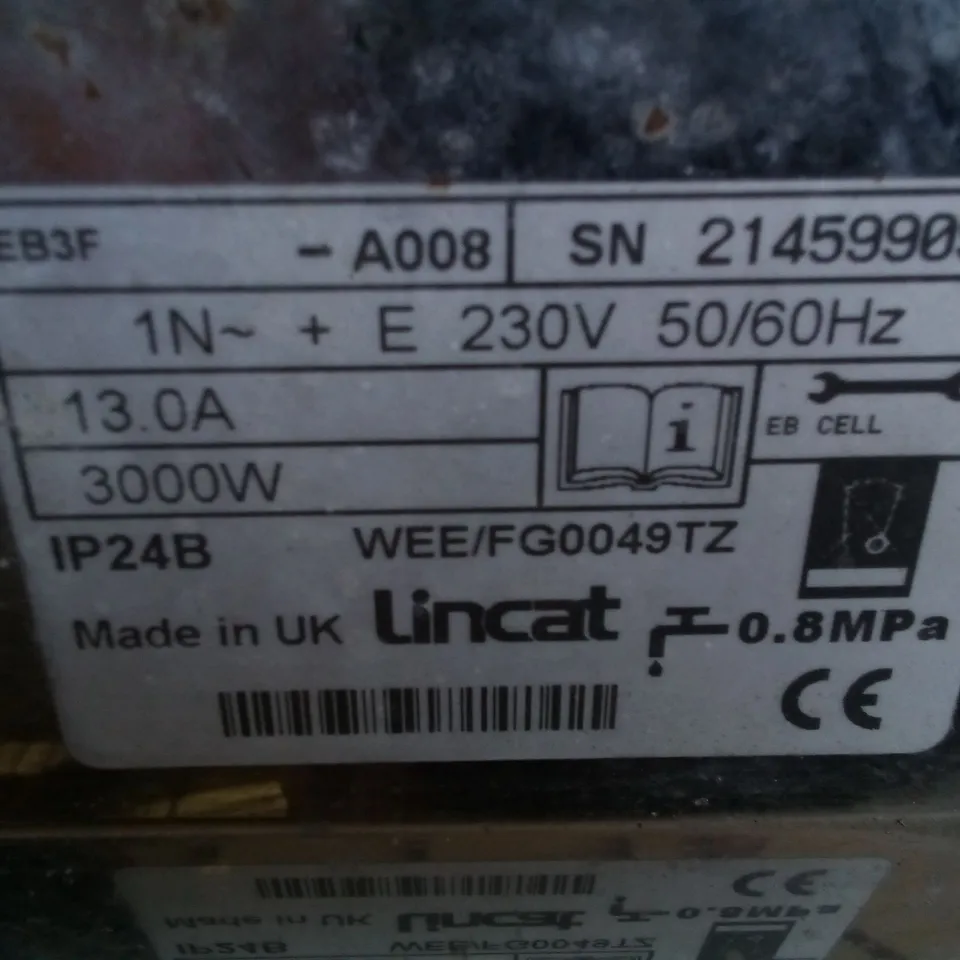 LINCAT IP24B WATER BOILER