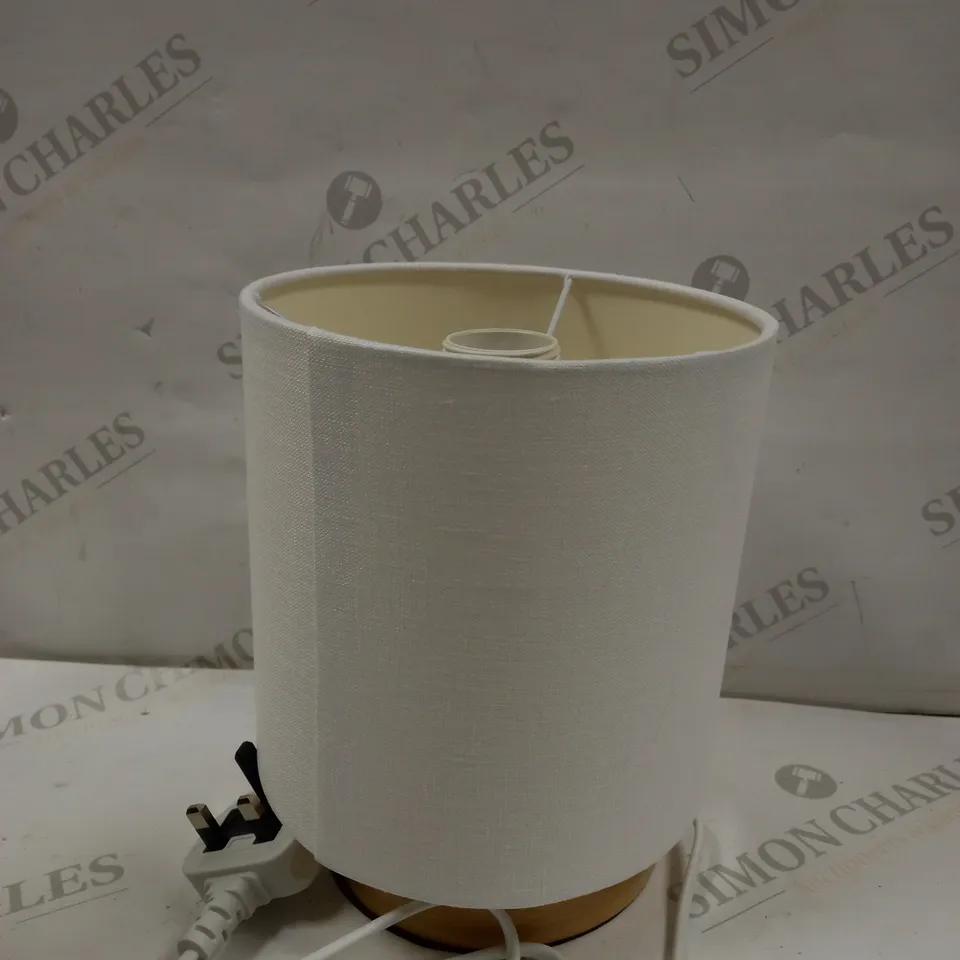 JOHN LEWIS SLATER WOOD TOUCH LAMP