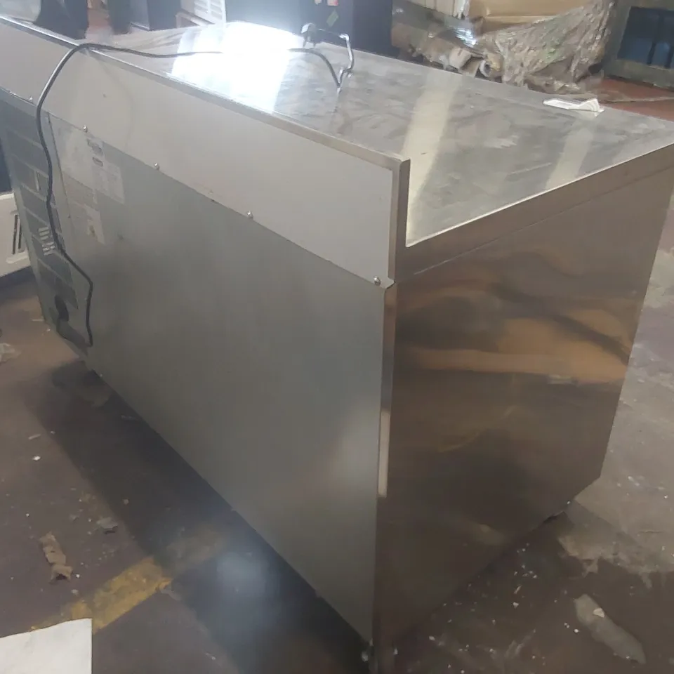 BLIZZARD HBC2CRXX REFRIGERATED PREP COUNTER WITH GLASS DOORS