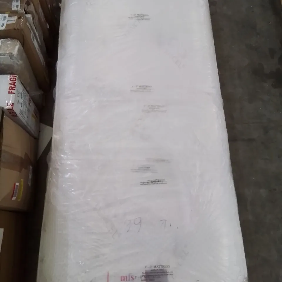BAGGED SUPER DELUXE POCKET SPRUNG 1000 3FT SINGLE MATTRESS 