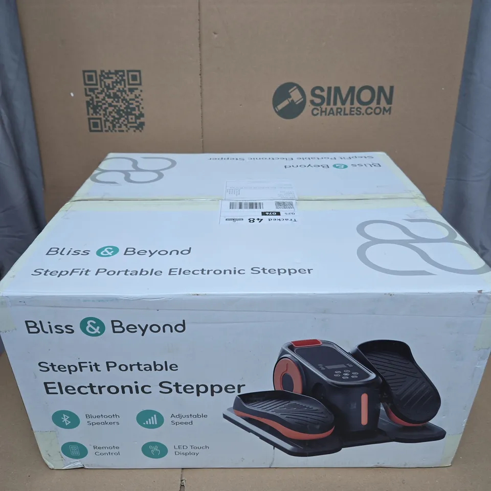BLISS & BEYOND STEPFIT PORTABLE ELECTRONIC STEPPER 
