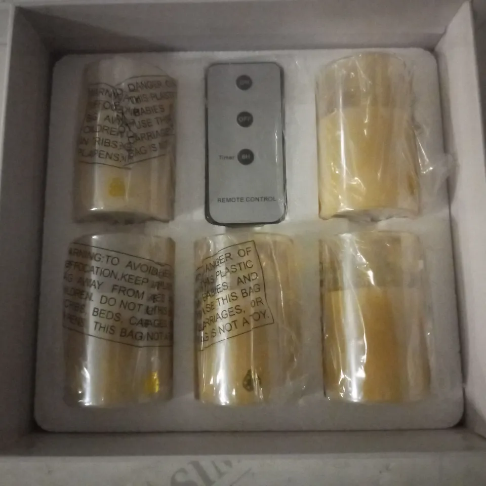 BOXED BUNDLEBERRY GOLD FLAME CANDLE SET