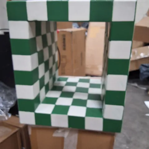 BOXED NEW GEORGE HOME GREEN TILE SIDE TABLE