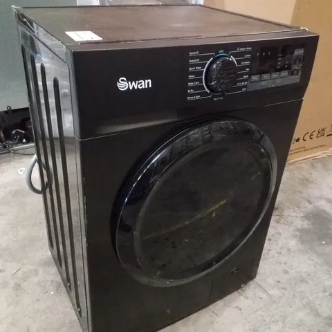 SWAN SW75130B 9KG LOAD, 1400 SPIN FREESTANDING WASHING MACHINE - BLACK