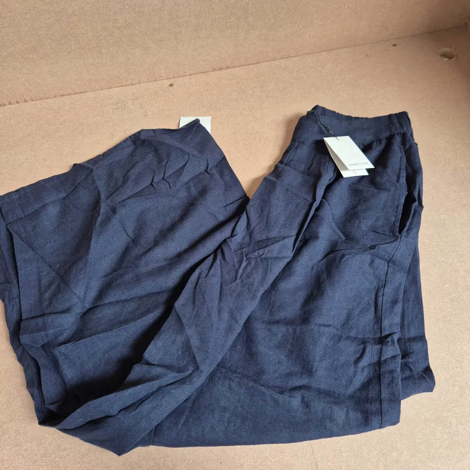 NOBODYS CHILD JERROW TROUSERS IN NAVY - UK 14