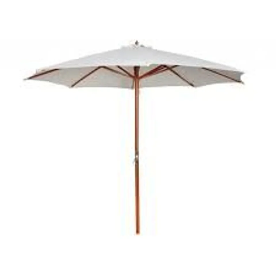BOXED 3M WHITE MARKET PARASOL (1 BOX)